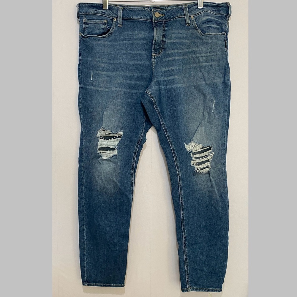 Silver Jeans Women's Girlfriend‎ Jeans Size 20 High-waist Cotton Stretch Casual
